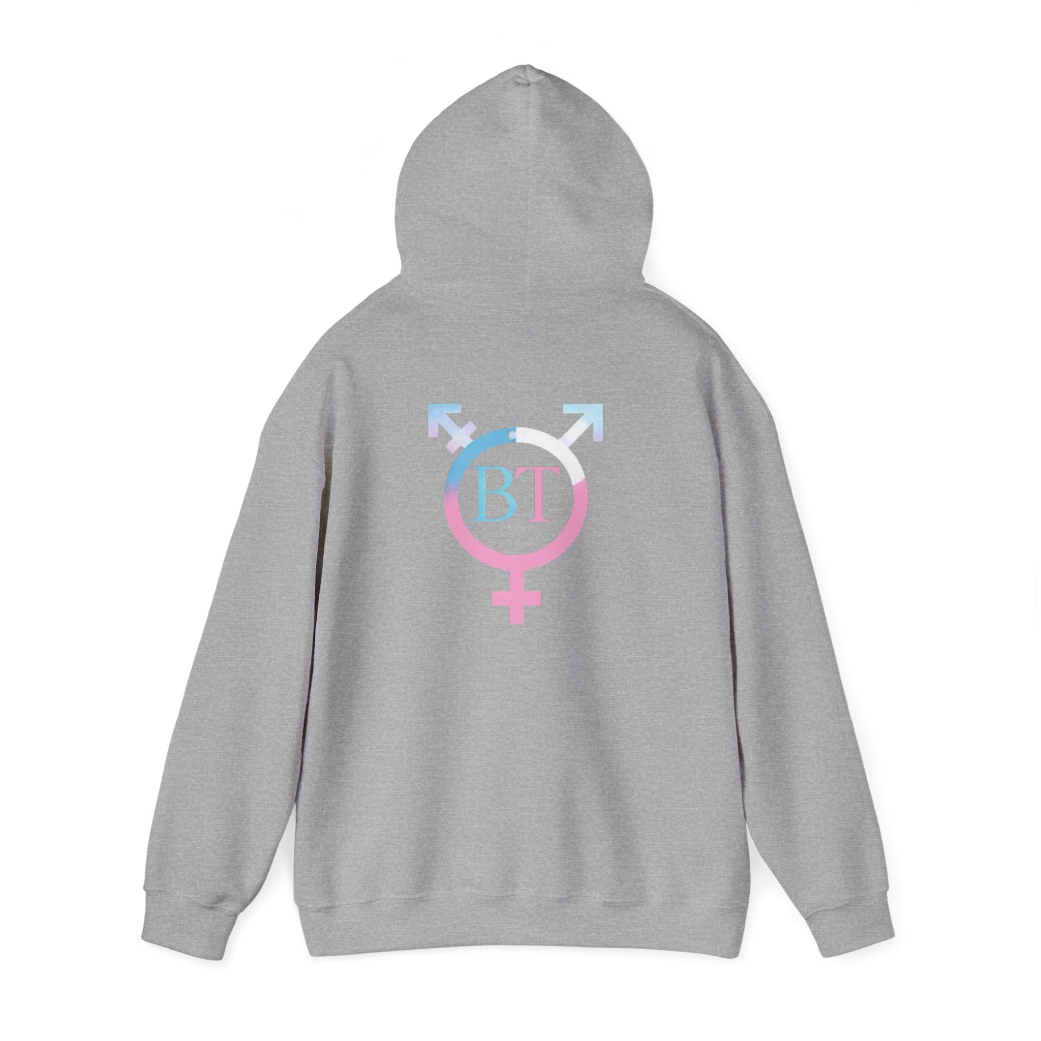 Transgender Pride Hoodie – "It Takes Courage to Be Me" Comfort Pullover