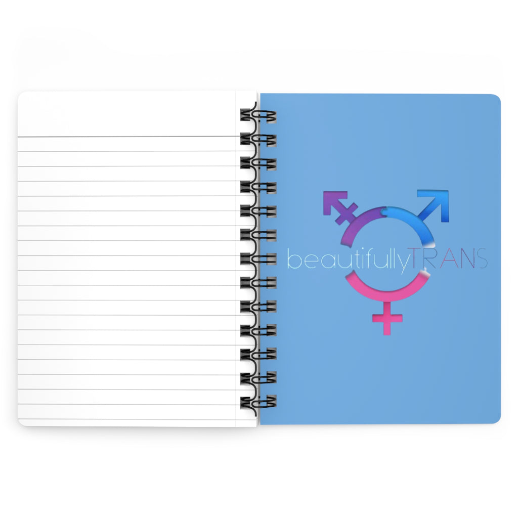 Beautifully Trans Spiral Notebook Journal