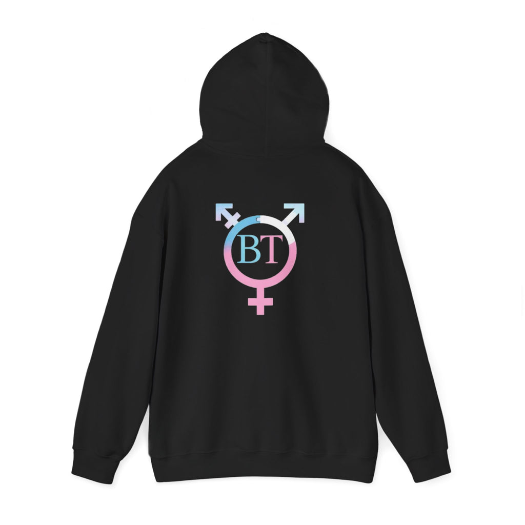 Transgender Pride Hoodie – "It Takes Courage to Be Me" Comfort Pullover