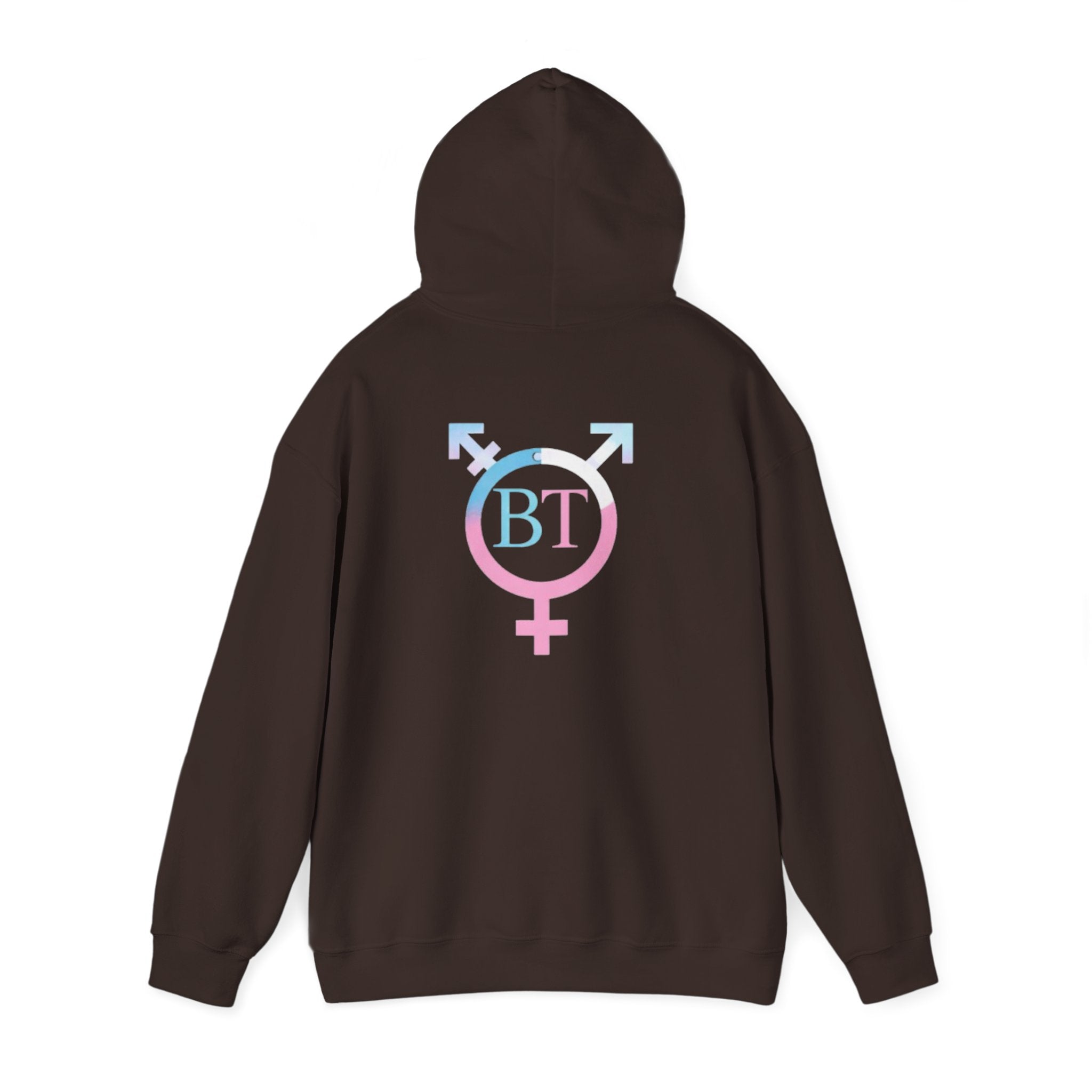 Transgender Pride Hoodie – "It Takes Courage to Be Me" Comfort Pullover