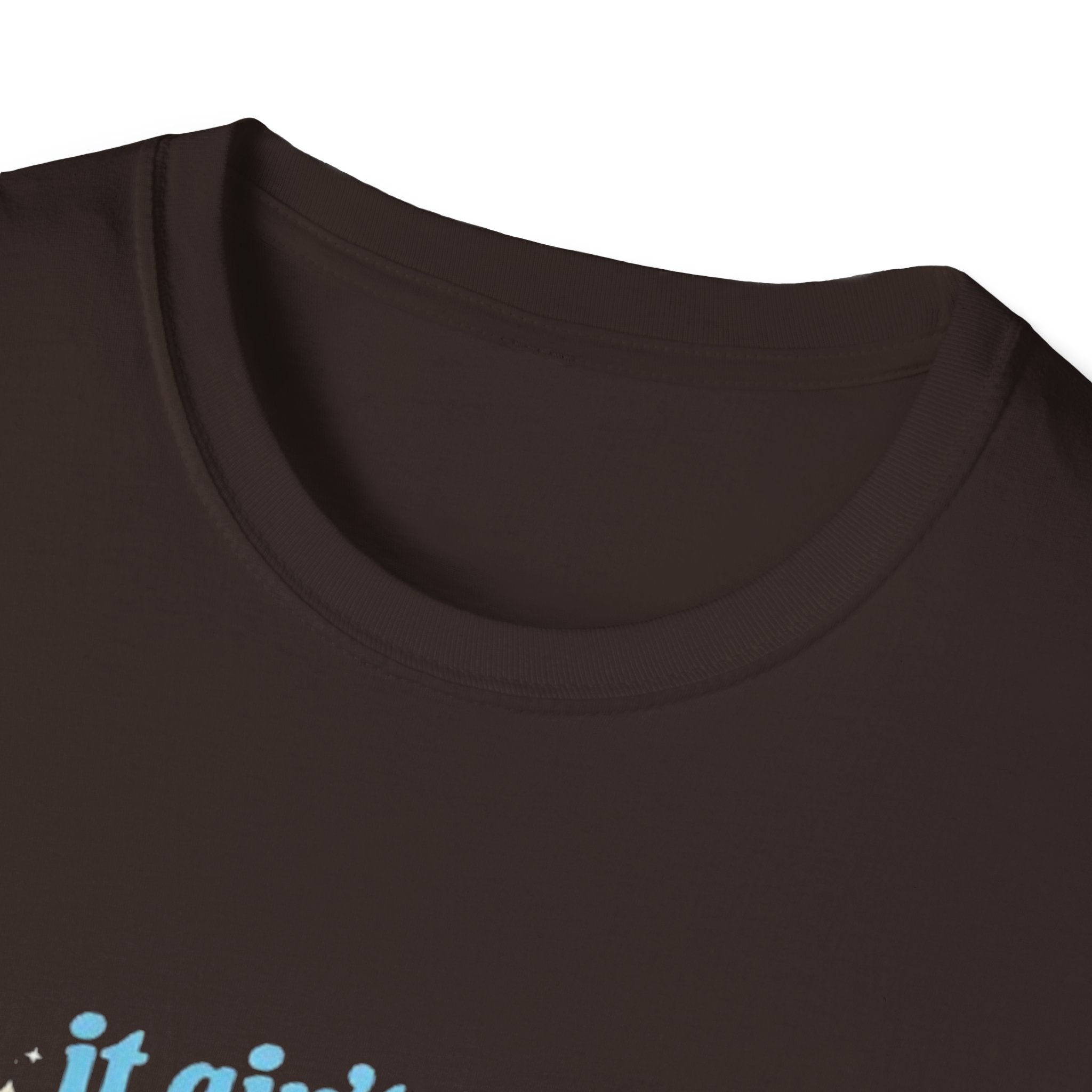 Grey Area Pride T-Shirt — "It Ain't Just Black & White, I'm the Grey Area" Bisexual/Fluid Flag Tee