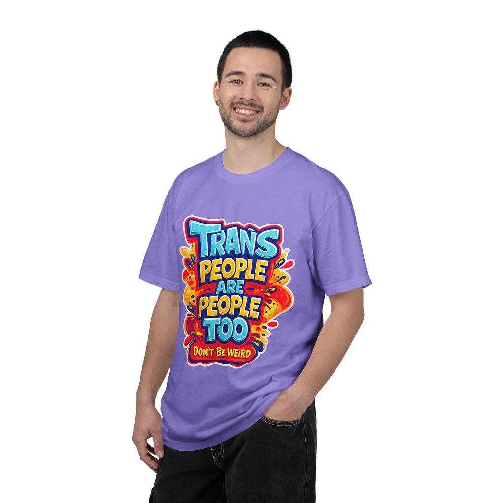 Trans People Are People Too T-Shirt — LGBTQ+ Pride Support Tee