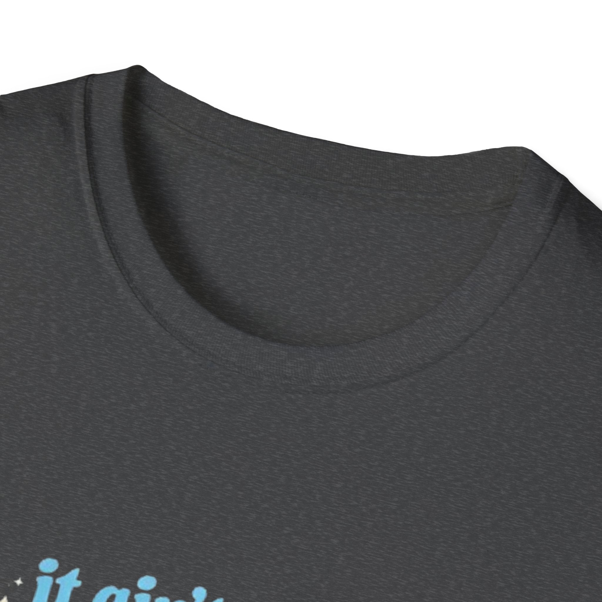 Grey Area Pride T-Shirt — "It Ain't Just Black & White, I'm the Grey Area" Bisexual/Fluid Flag Tee