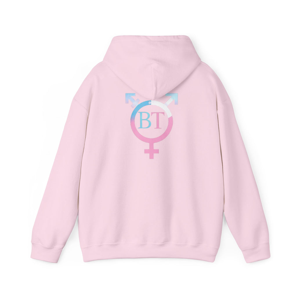 Transgender Pride Hoodie – "It Takes Courage to Be Me" Comfort Pullover