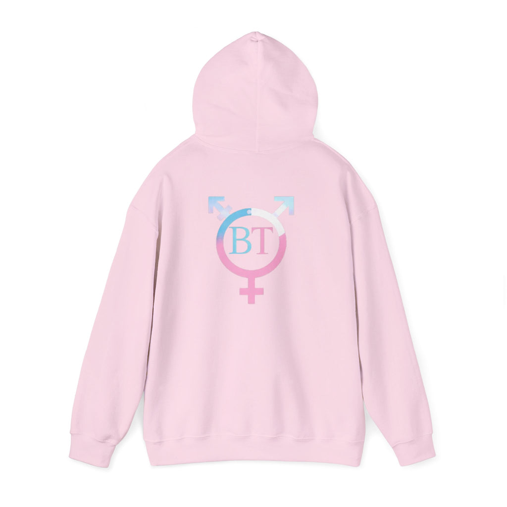 Transgender Pride Hoodie – "It Takes Courage to Be Me" Comfort Pullover