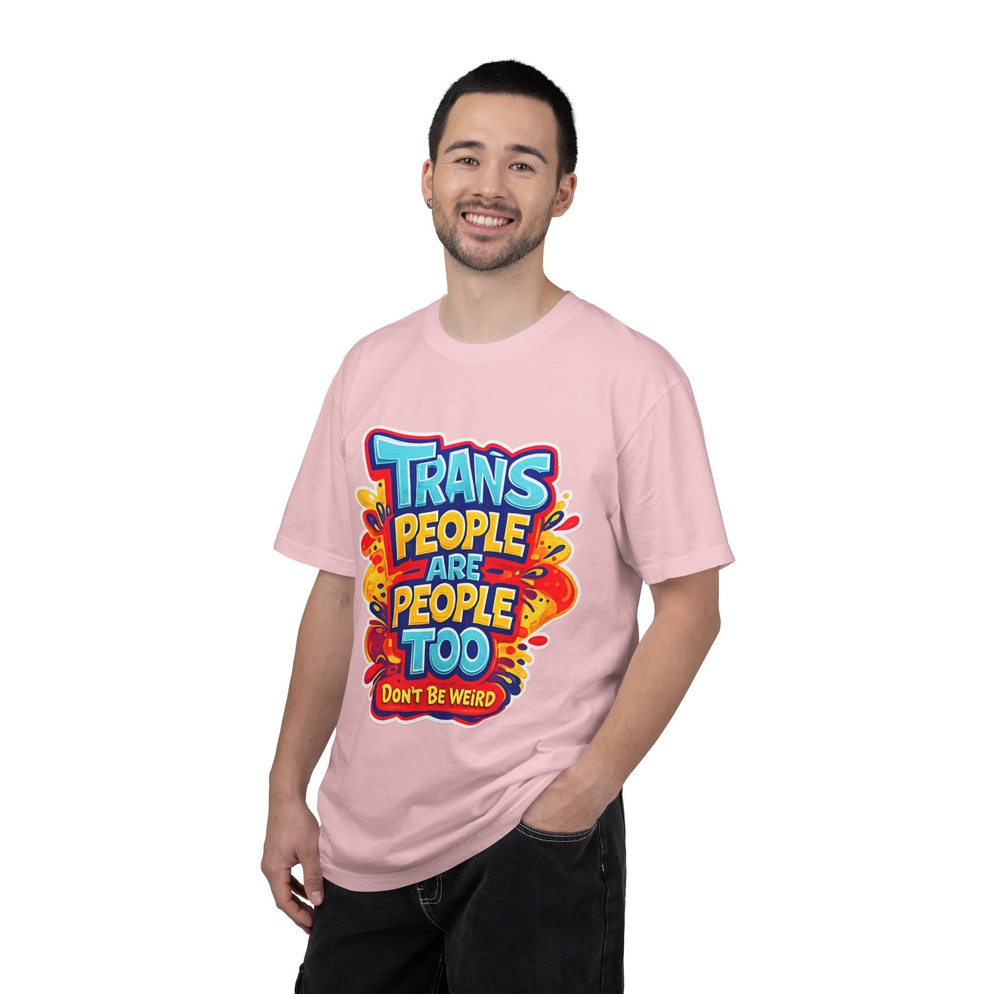 Trans People Are People Too T-Shirt — LGBTQ+ Pride Support Tee
