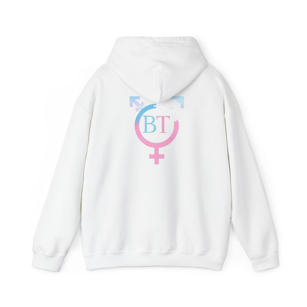 Transgender Pride Hoodie – "It Takes Courage to Be Me" Comfort Pullover