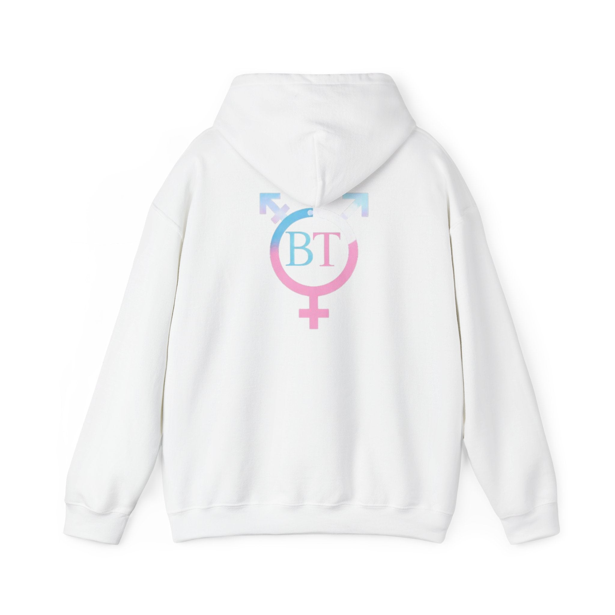 Transgender Pride Hoodie – "It Takes Courage to Be Me" Comfort Pullover