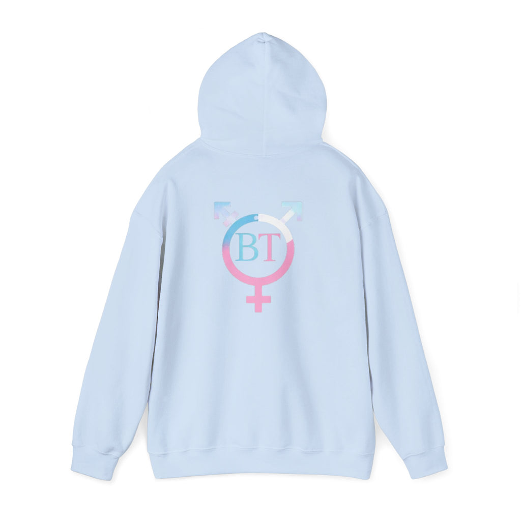 Transgender Pride Hoodie – "It Takes Courage to Be Me" Comfort Pullover
