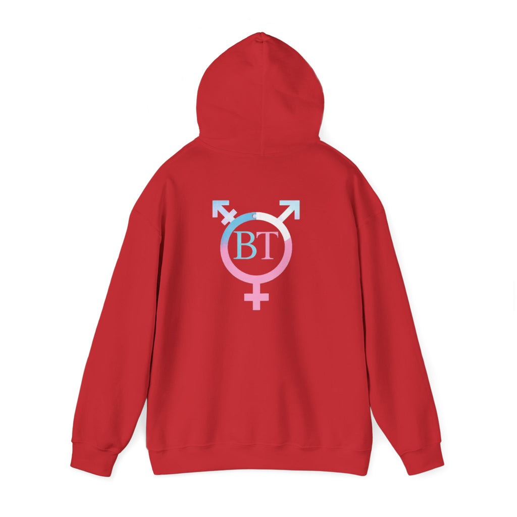 Transgender Pride Hoodie – "It Takes Courage to Be Me" Comfort Pullover