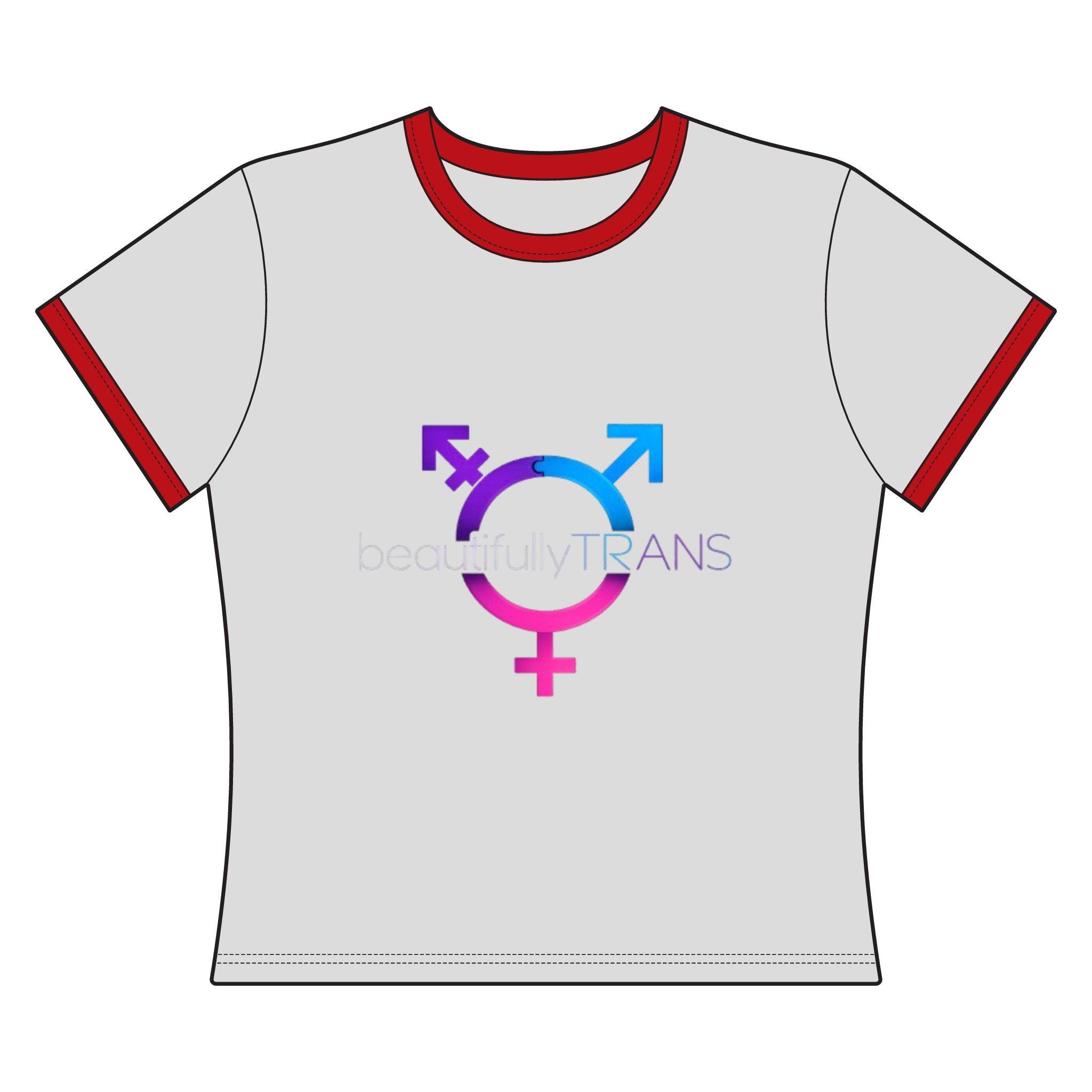 Beautifully Trans Ringer Tee