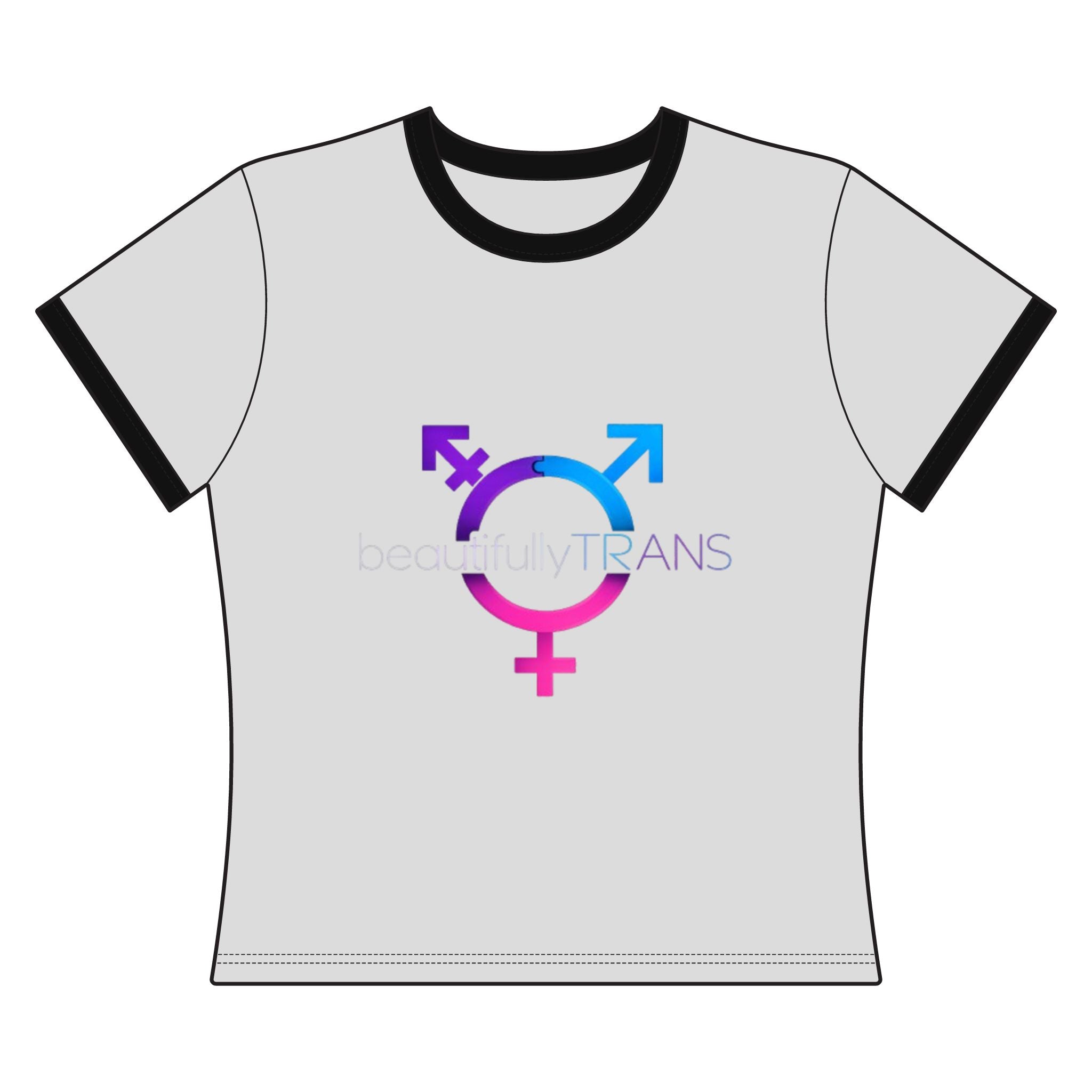 Beautifully Trans Ringer Tee