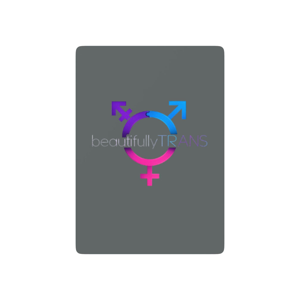 Beautifully Trans Poker Playing Cards
