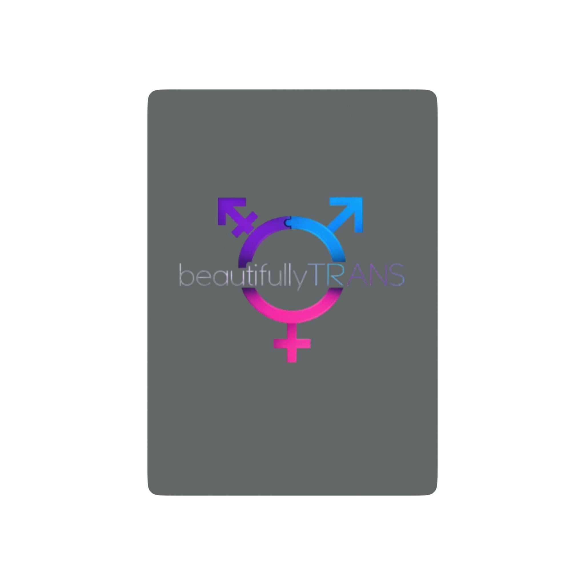 Beautifully Trans Poker Playing Cards