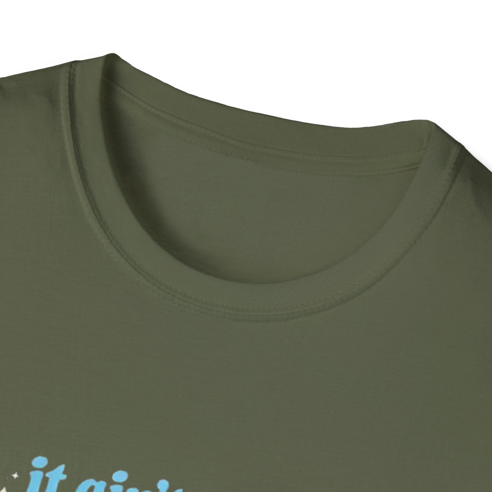 Grey Area Pride T-Shirt — "It Ain't Just Black & White, I'm the Grey Area" Bisexual/Fluid Flag Tee