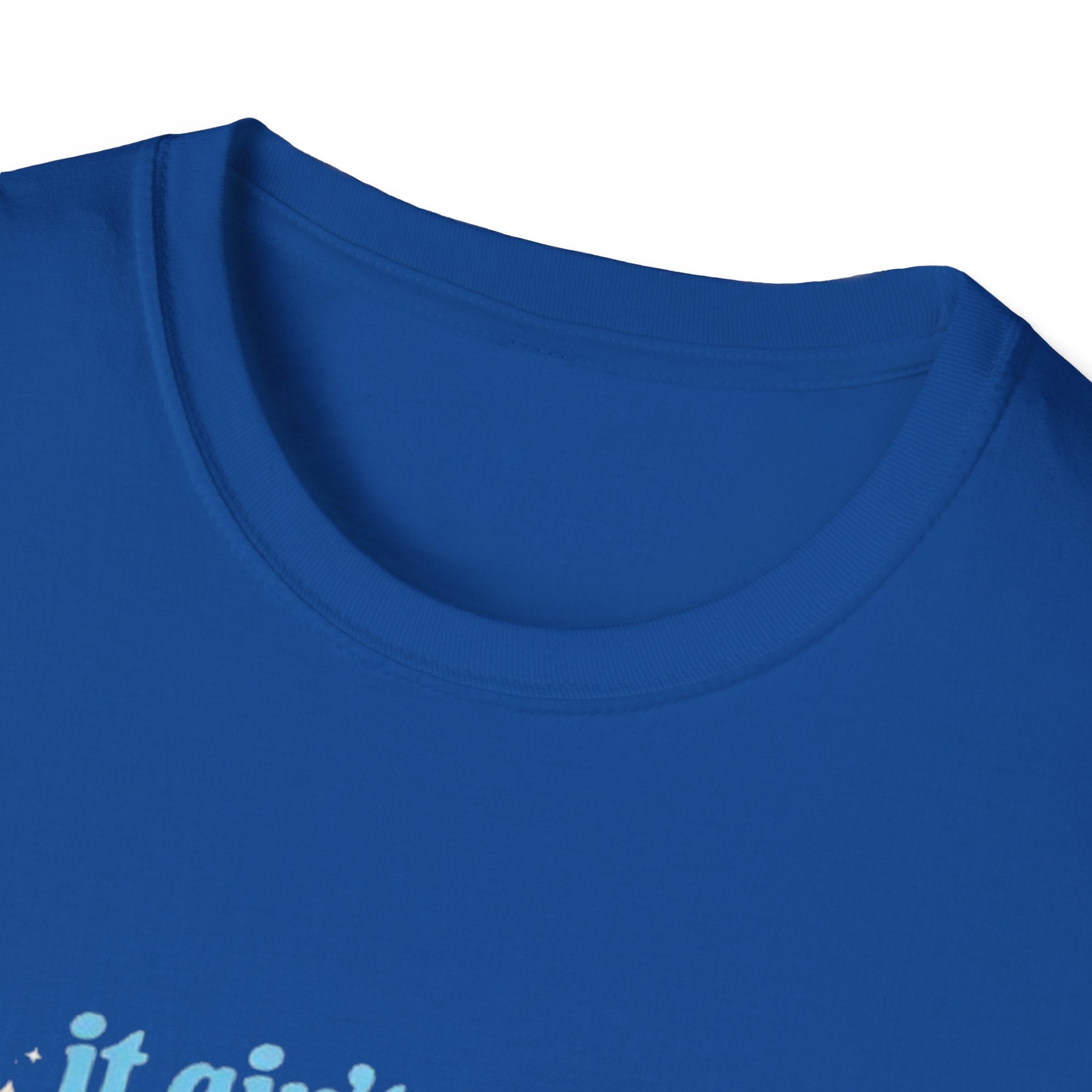 Grey Area Pride T-Shirt — "It Ain't Just Black & White, I'm the Grey Area" Bisexual/Fluid Flag Tee