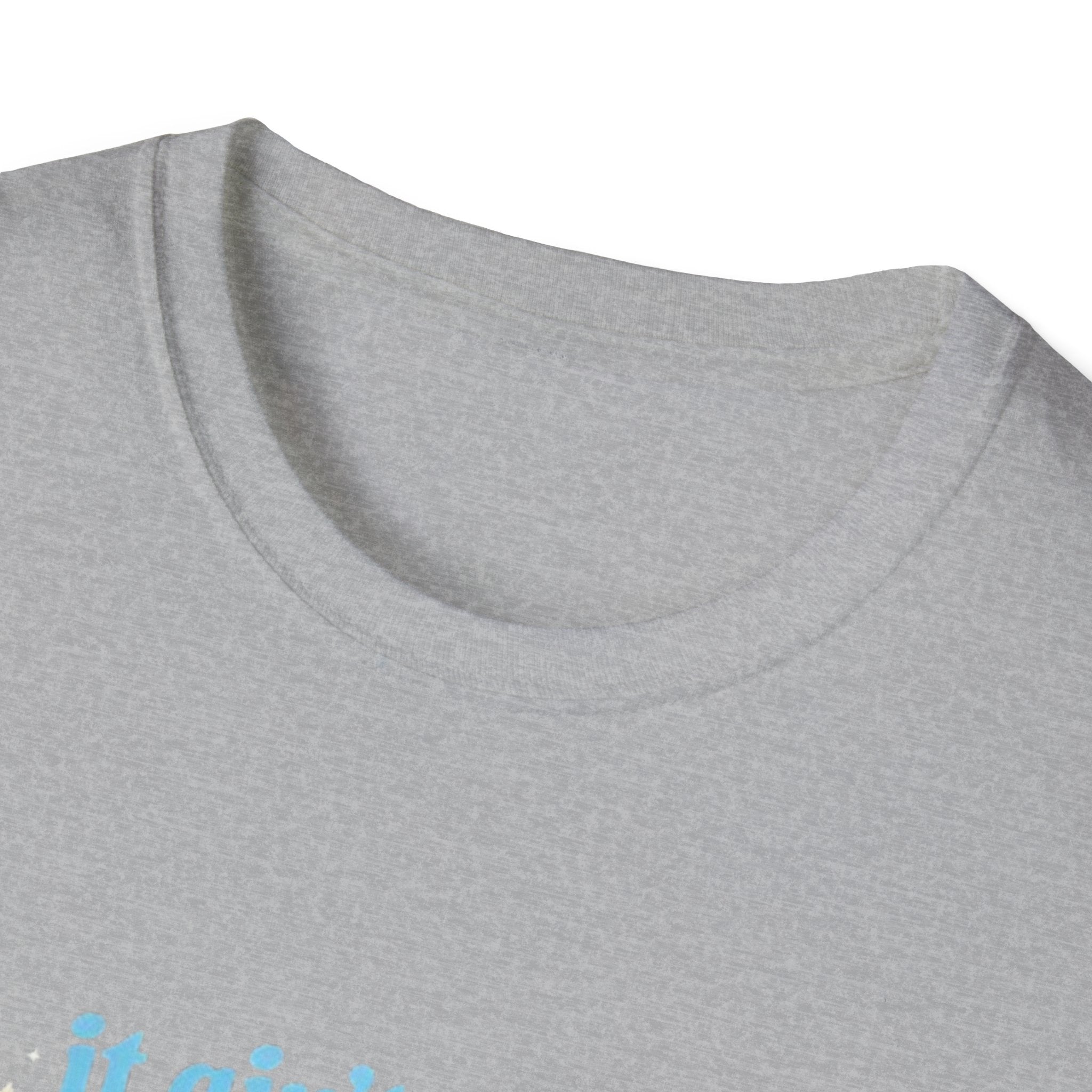 Grey Area Pride T-Shirt — "It Ain't Just Black & White, I'm the Grey Area" Bisexual/Fluid Flag Tee