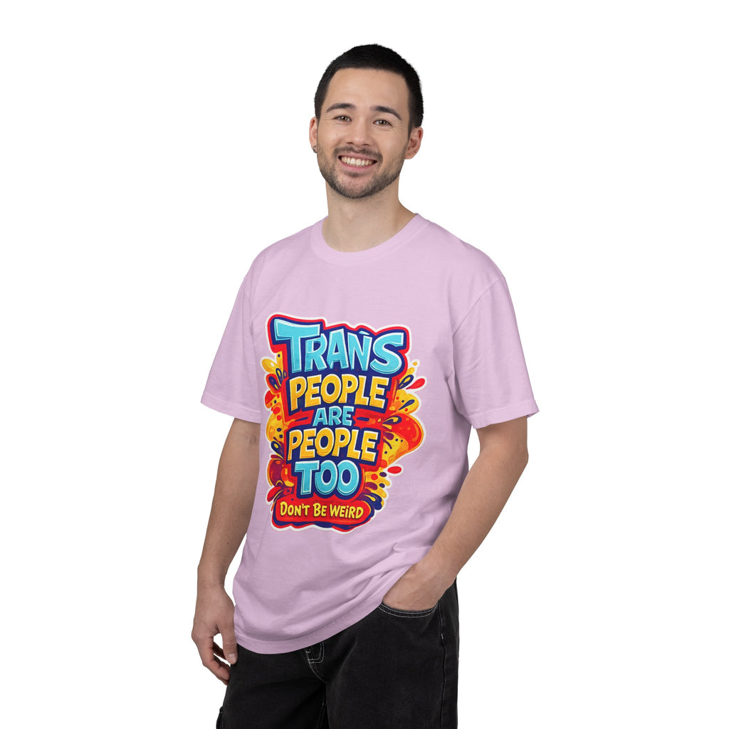 Trans People Are People Too T-Shirt — LGBTQ+ Pride Support Tee
