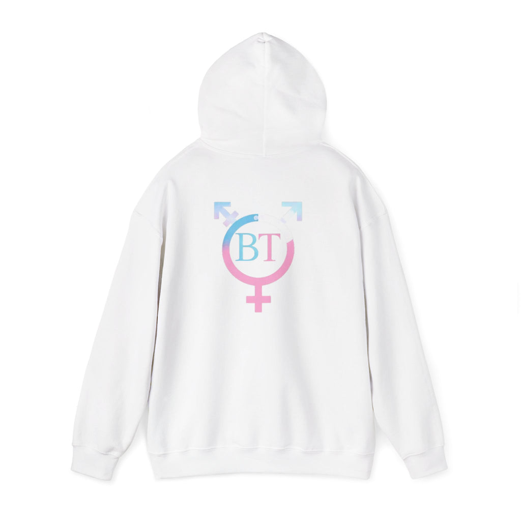 Transgender Pride Hoodie – "It Takes Courage to Be Me" Comfort Pullover