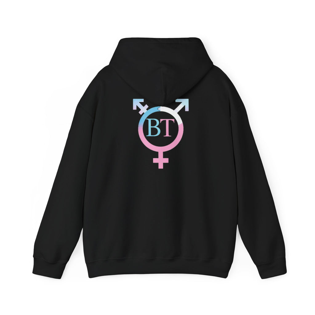 Transgender Pride Hoodie – "It Takes Courage to Be Me" Comfort Pullover